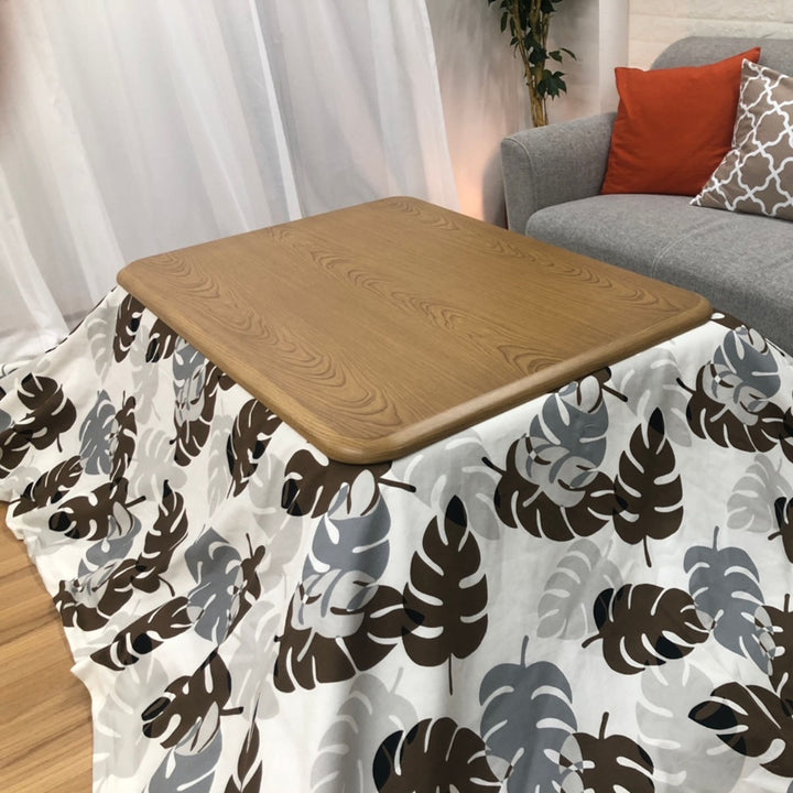 こたつ布団カバー 185×235cm 長方形 モンステラ 綿100％ 日本製 -5