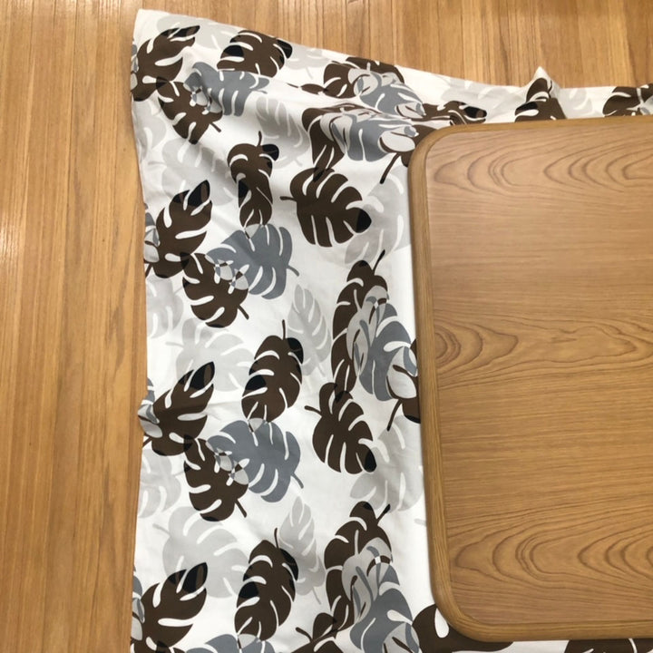こたつ布団カバー 185×235cm 長方形 モンステラ 綿100％ 日本製 -6
