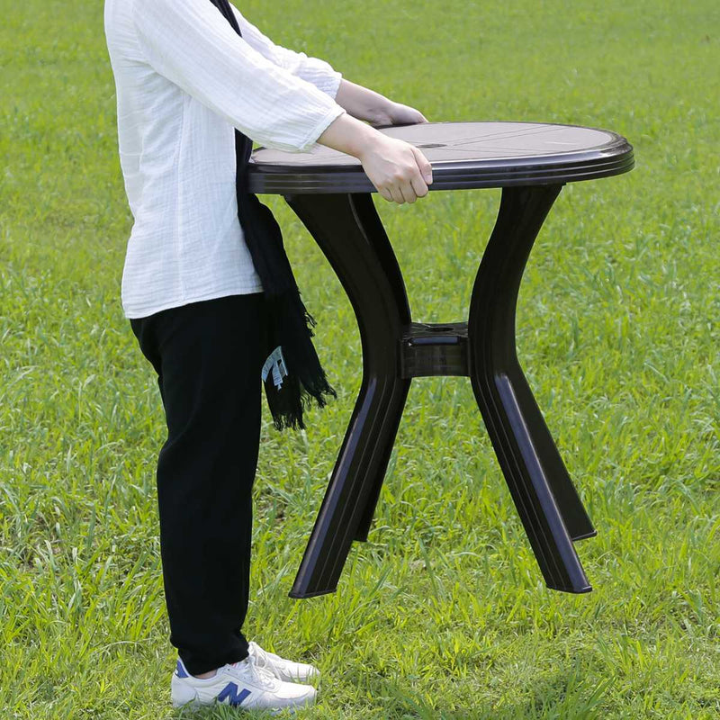 ガーデンテーブル PC ラウンドテーブル アンジェロ 直径67cm -12