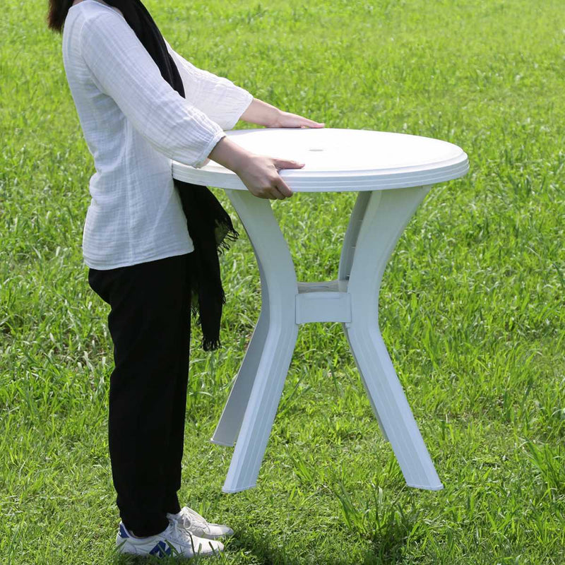 ガーデンテーブル PC ラウンドテーブル アンジェロ 直径67cm -9