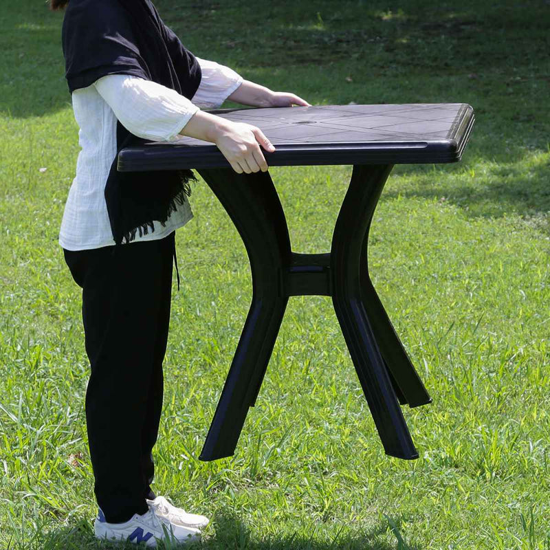 ガーデンテーブル PC スクエアテーブル アンジェロ 幅73×奥行き73cm -12