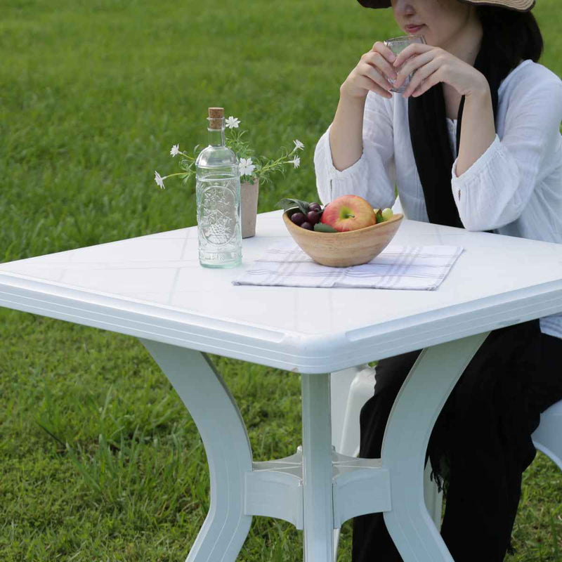 ガーデンテーブル PC スクエアテーブル アンジェロ 幅73×奥行き73cm -19