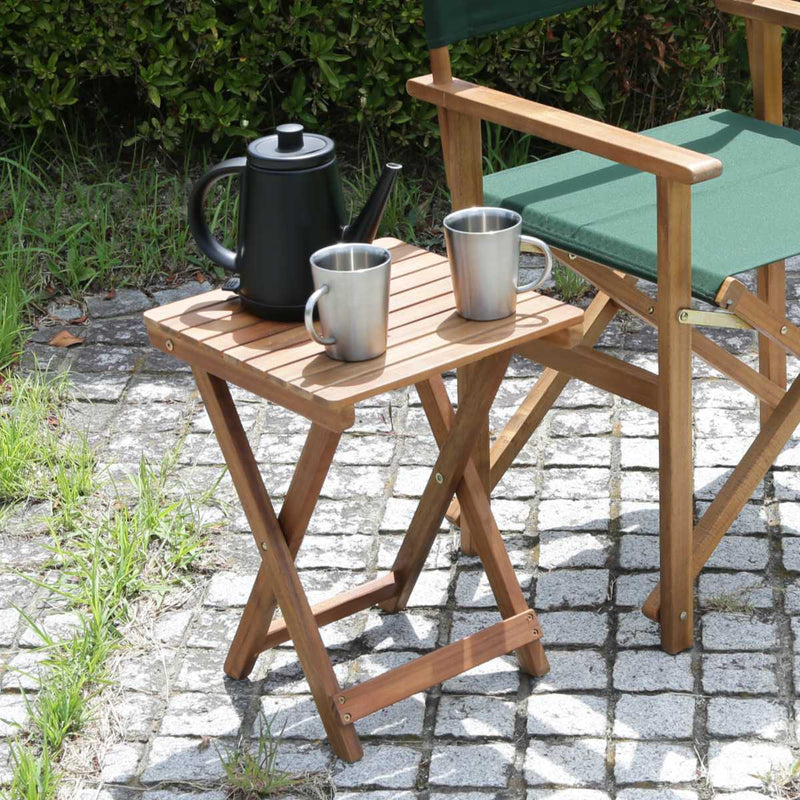 ガーデンテーブル サイドテーブル 幅35cm 木製 -15