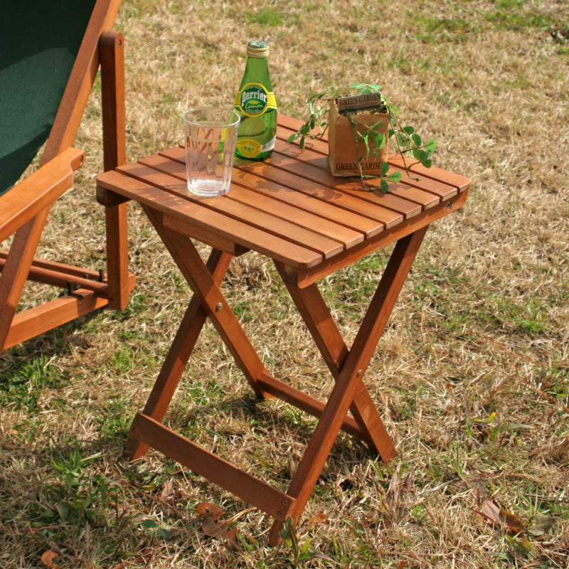 ガーデンテーブル サイドテーブル 幅35cm 木製 -17