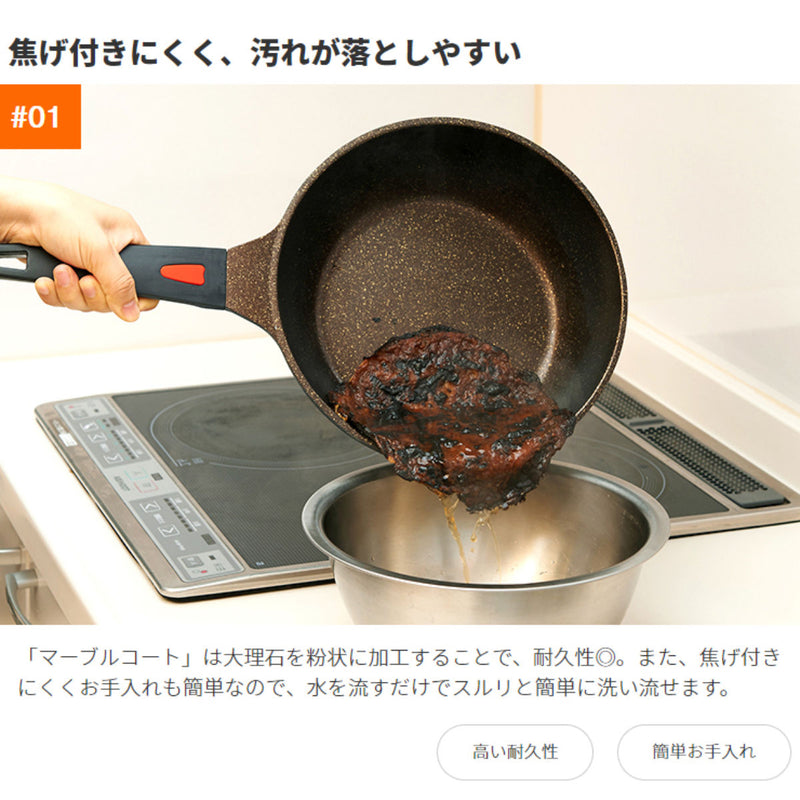 玉子焼き器13×18cmIH対応ゴールドマーブル