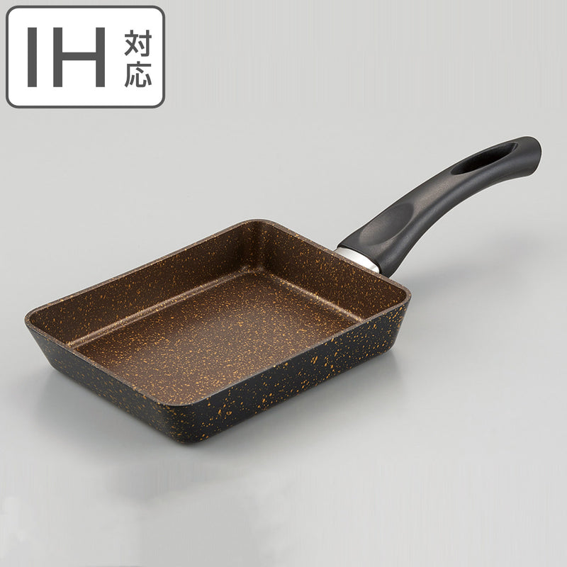 玉子焼き器13×18cmIH対応ゴールドマーブル