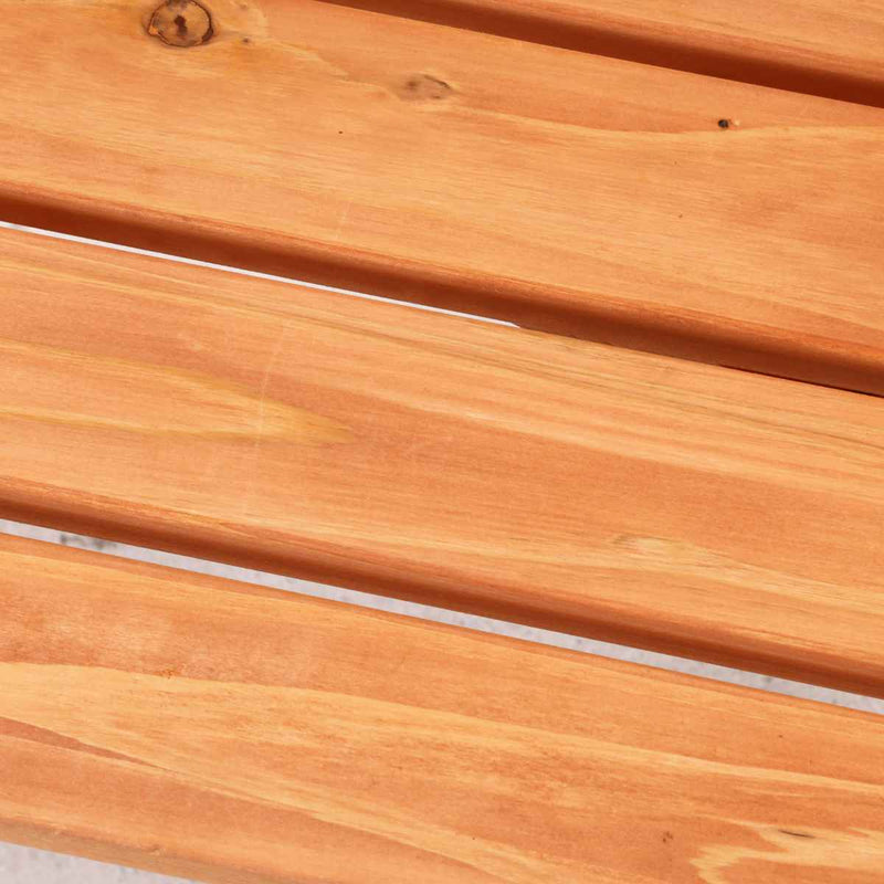 ガーデンテーブル 杉材BBQテーブル＆ベンチセット ミニコンロスペース付 木製 -7