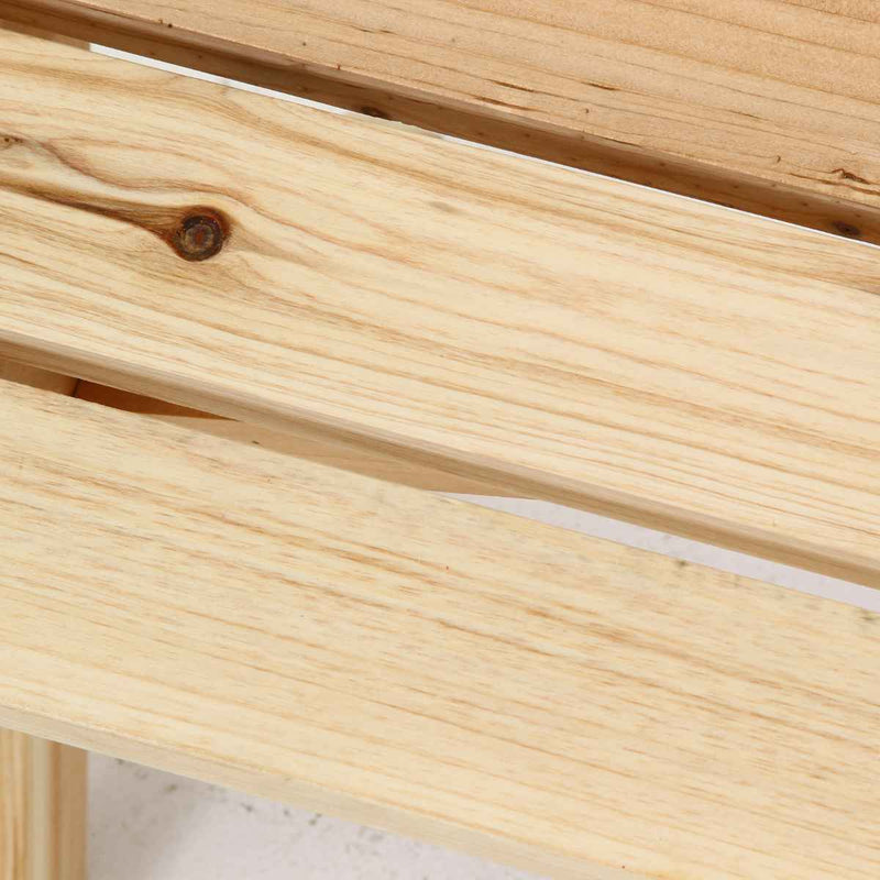 ガーデンテーブル 杉材BBQテーブル＆ベンチセット ミニコンロスペース付 木製 -8