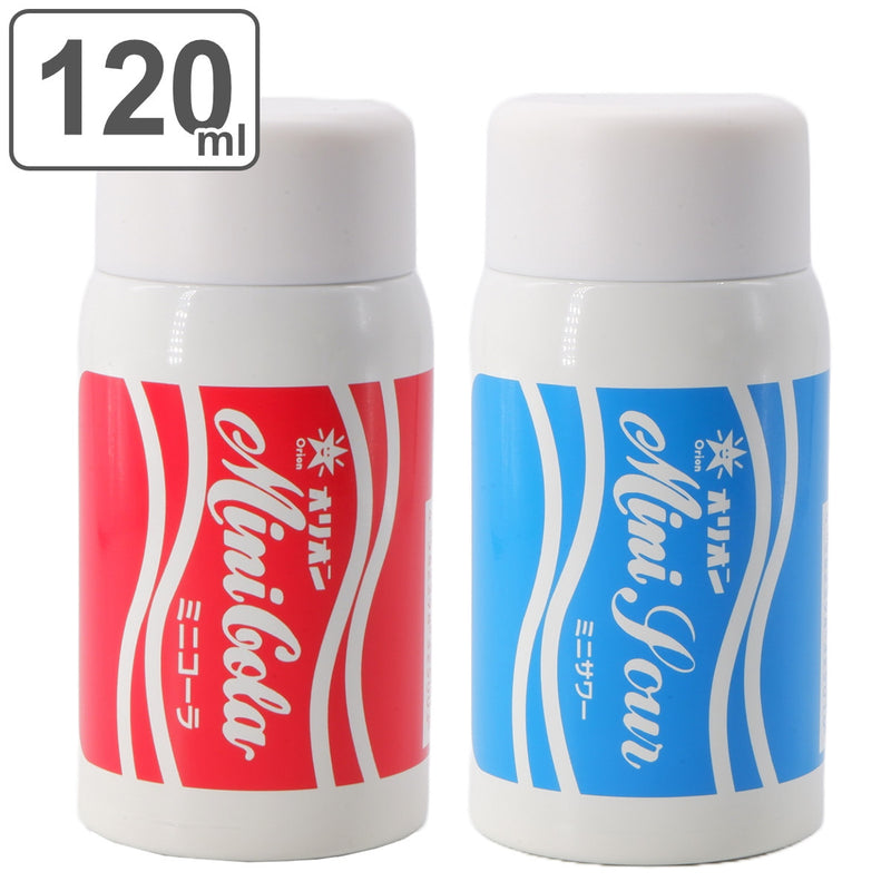 水筒 120ml 保温 保冷 マグボトル レトロ駄菓子 -2