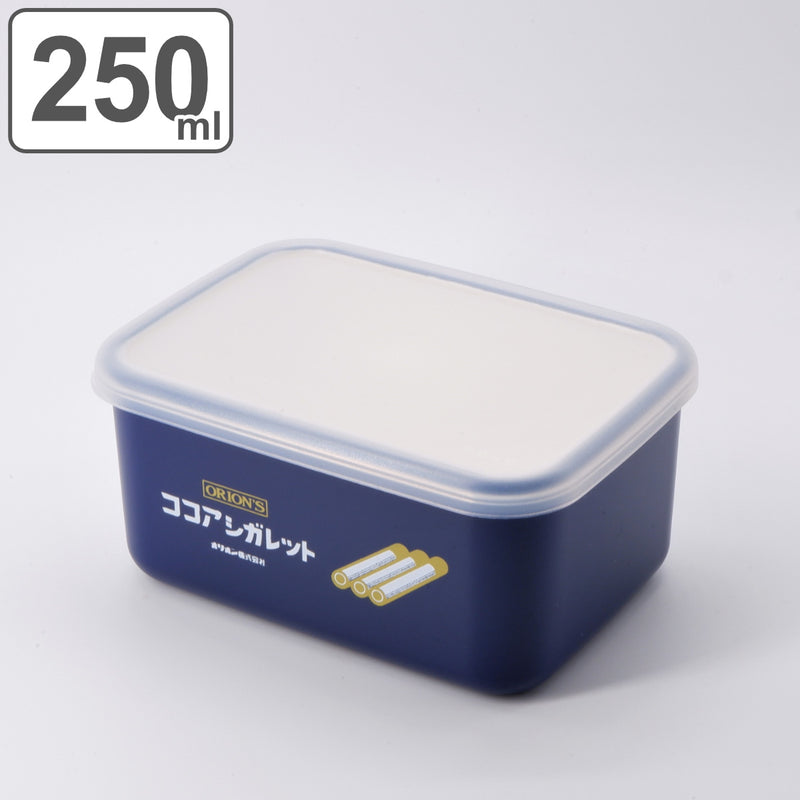 弁当箱 250ml 1段 レトロダガシ コンテナランチボックスS ココアシガレット -2