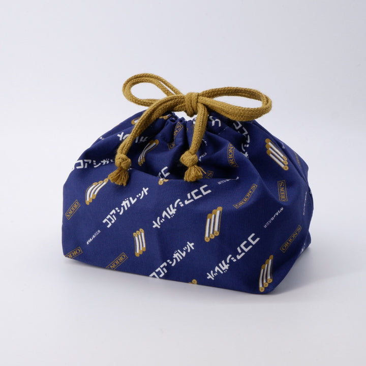 弁当袋 レトロダガシ 巾着 ココアシガレット -2