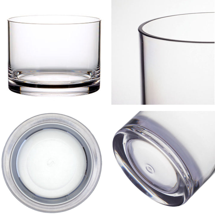 花瓶 PVシリンダー 直径20×高さ15cm ポリカーボネイト -4