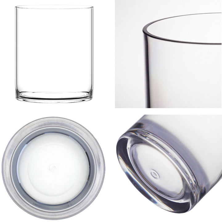 花瓶 PVシリンダー 直径20×高さ25cm ポリカーボネイト -4