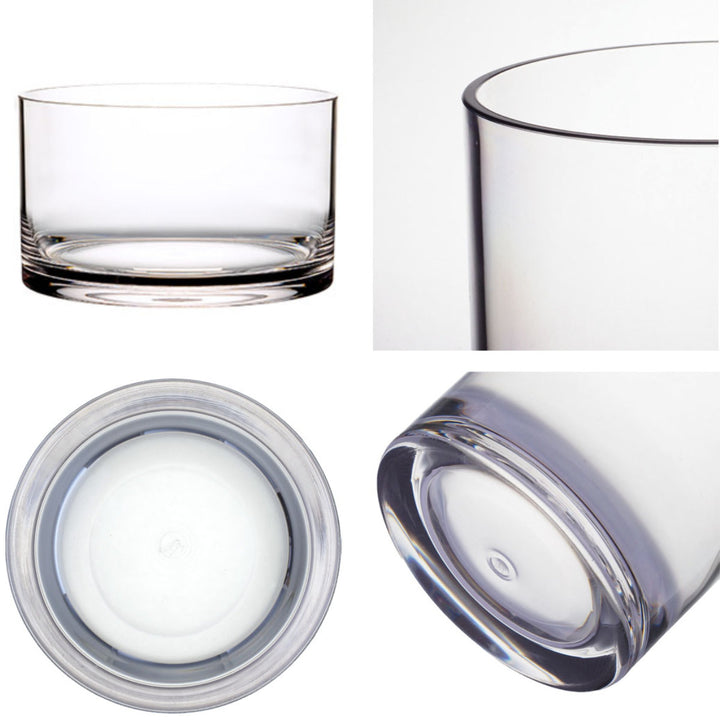 花瓶 PVシリンダー 直径25×高さ15cm ポリカーボネイト -4