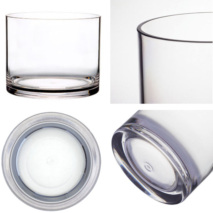 花瓶 PVシリンダー 直径25×高さ20cm ポリカーボネイト -4