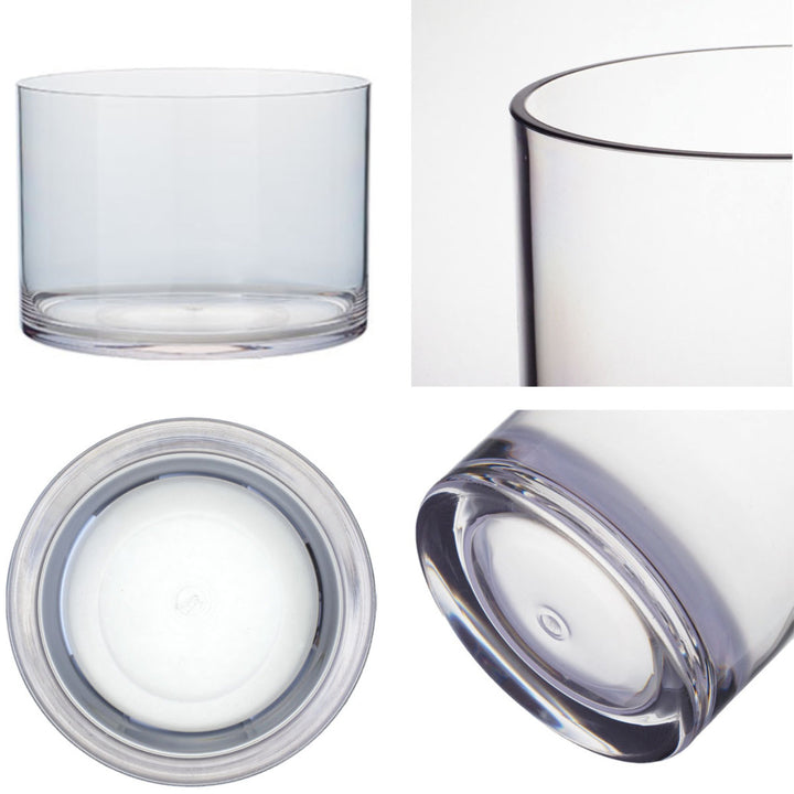 花瓶 PVシリンダー 直径35×高さ25cm ポリカーボネイト -4