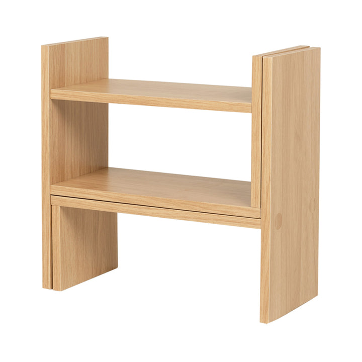 伸縮 ミニオープンラック 木製 ディスプレイラック 幅45～75cm -18