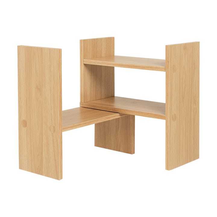 伸縮 ミニオープンラック 木製 ディスプレイラック 幅45～75cm -19