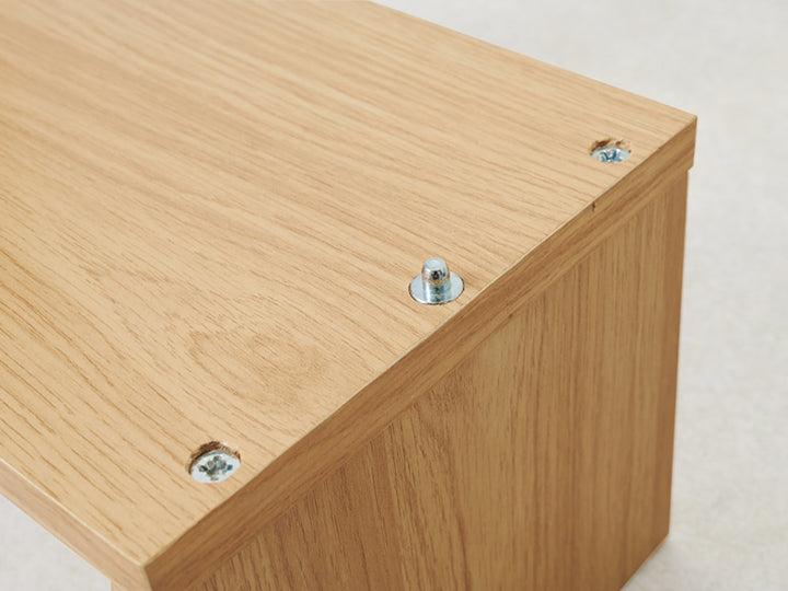 伸縮 ミニオープンラック 木製 ディスプレイラック 幅45～75cm -8