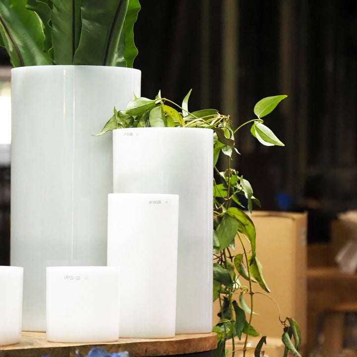 花瓶 PVシリンダー 直径20x高さ50cm ポリカーボネイト -20