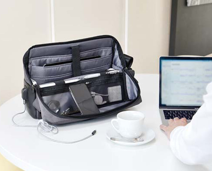 ビジネスバッグ BAGGEX ノフィス ショルダーバッグ 横型 メンズ A4 大容量 -13