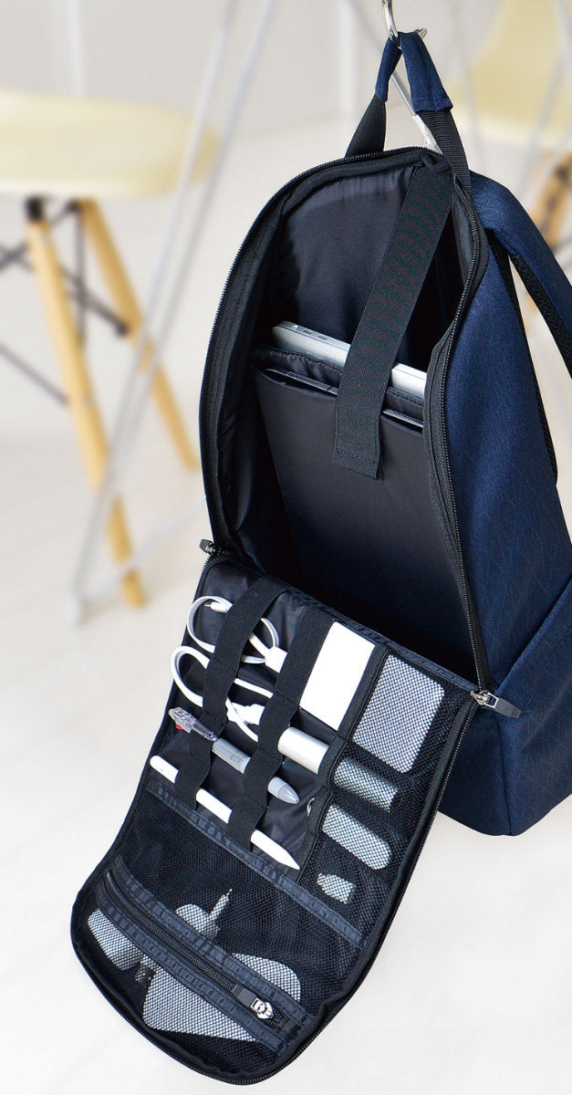 ビジネスリュック re:credo シェルフィー 薄マチ デイパック B4 -5