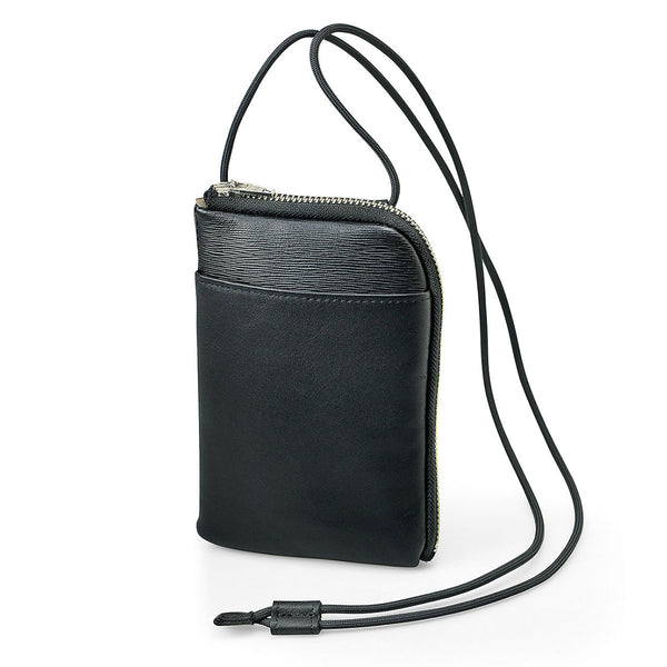 ネックウォレット re:credo リンカー ショルダー スマホ入れ 本革 -1