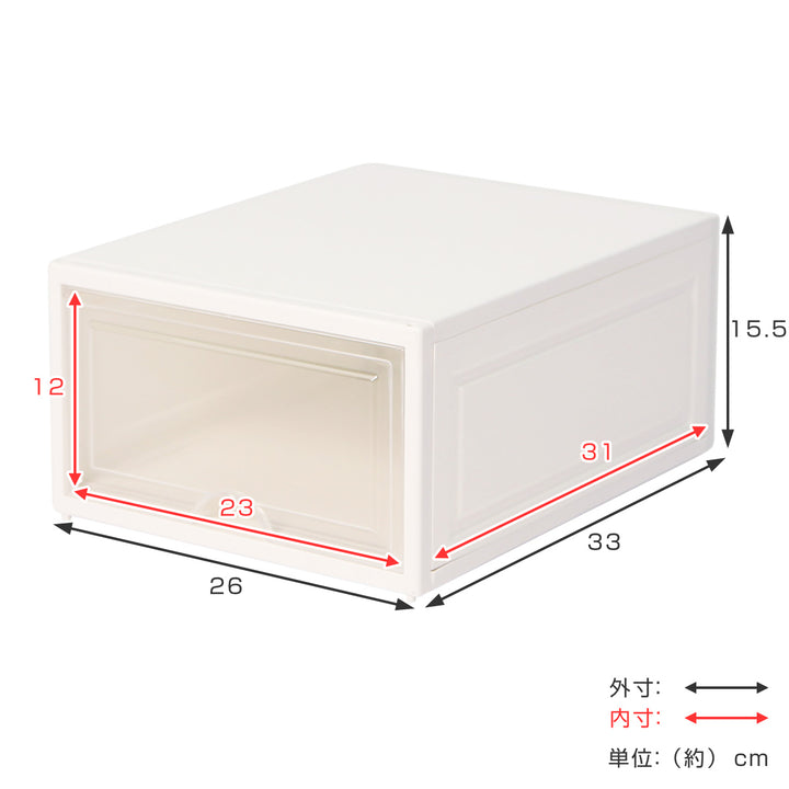 シューズケース プロフィックス２面開閉 幅26×奥行33×高さ15.5cm -4