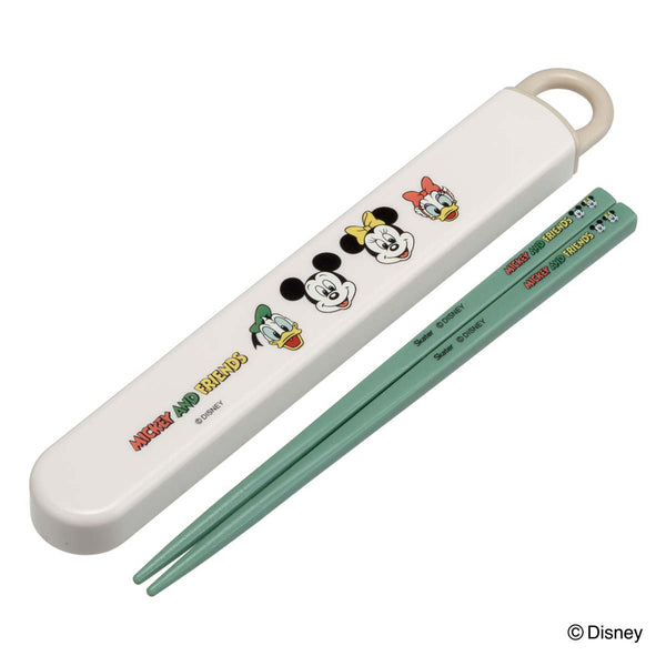 箸箱セット 抗菌 箸 16.5cm 音の鳴らない キャラクター -1