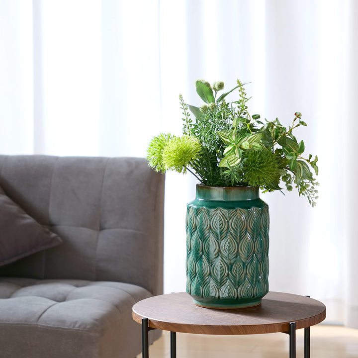 花瓶 セラミックベース 直径14×高さ22.5cm -2