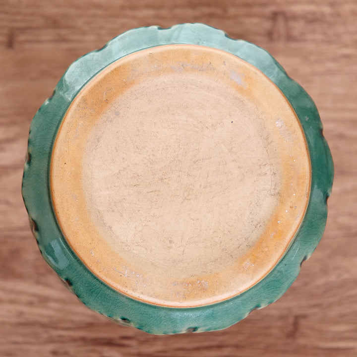 花瓶 セラミックベース 直径14×高さ22.5cm -15