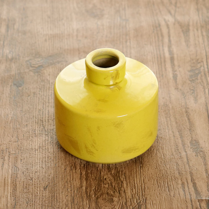 花瓶 セラミックベース 直径13×高さ12.5cm -14