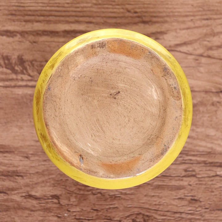 花瓶 セラミックベース 直径13×高さ12.5cm -17