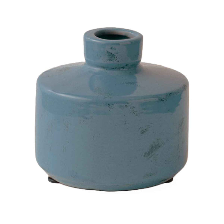 花瓶 セラミックベース 直径13×高さ12.5cm -18