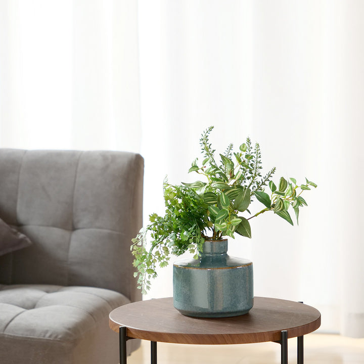 花瓶 セラミックベース 直径13×高さ12.5cm -9