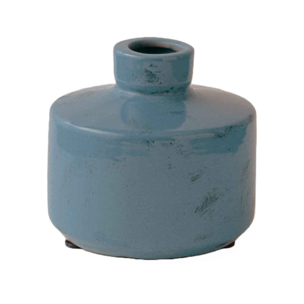 花瓶 セラミックベース 直径13×高さ12.5cm -1