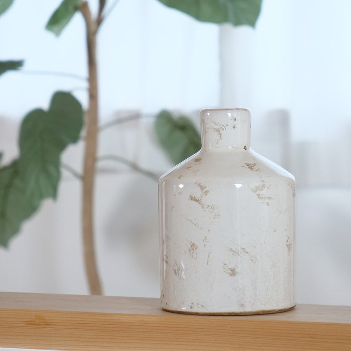 花瓶 セラミックベース 直径11.5×高さ17cm -12