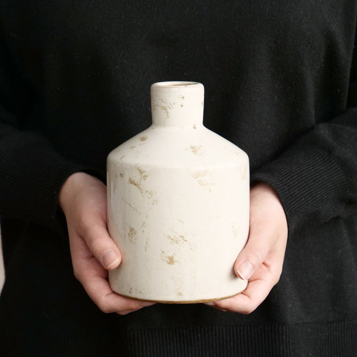 花瓶 セラミックベース 直径11.5×高さ17cm -6