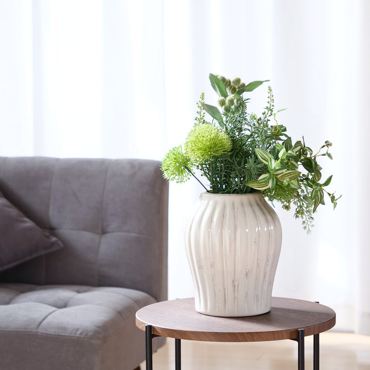 花瓶 セラミックベース 直径16.5×高さ20cm -2