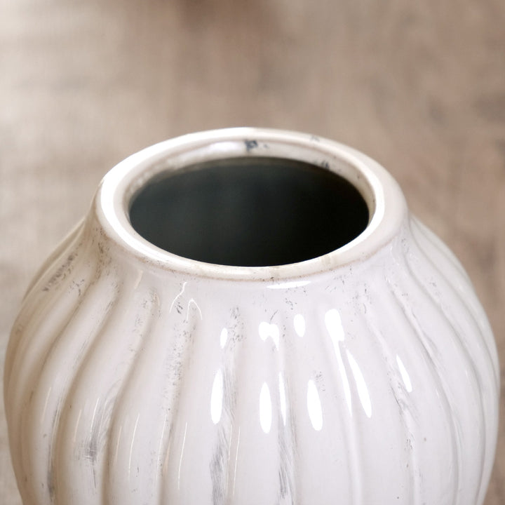 花瓶 セラミックベース 直径16.5×高さ20cm -14