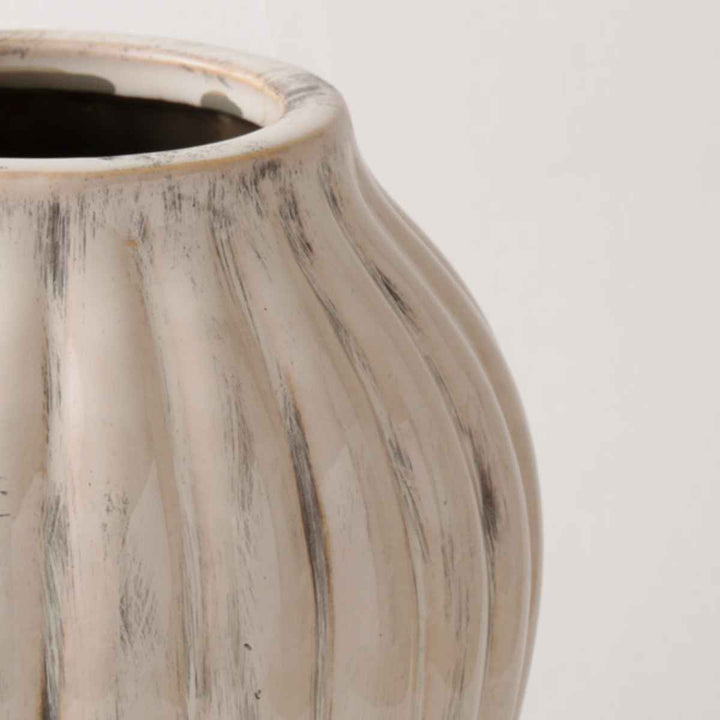 花瓶 セラミックベース 直径16.5×高さ20cm -18