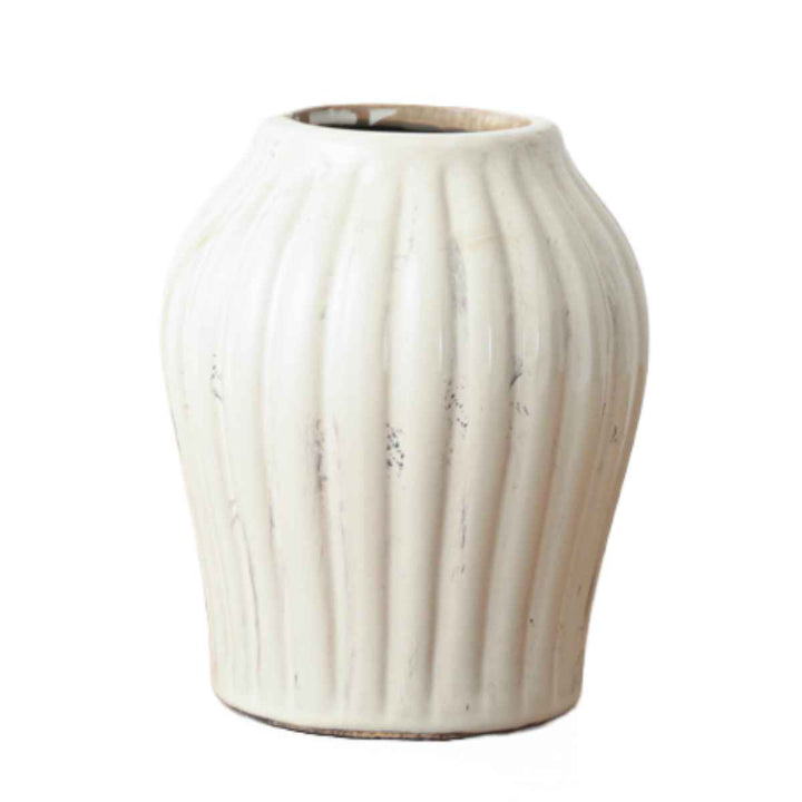 花瓶 セラミックベース 直径16.5×高さ20cm -20