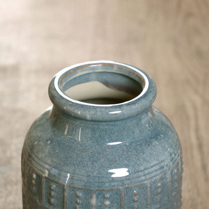 花瓶 セラミックベース 直径13.5×高さ20.5cm -13