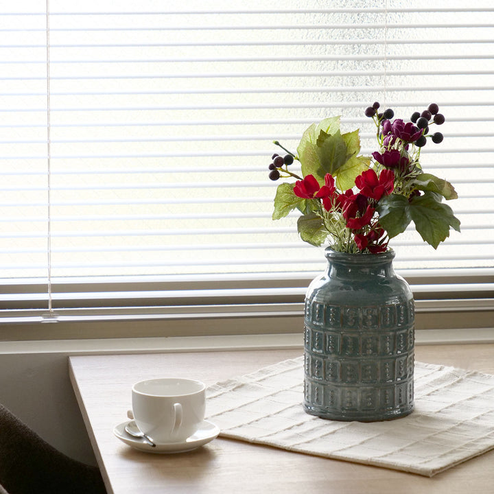 花瓶 セラミックベース 直径13.5×高さ20.5cm -8