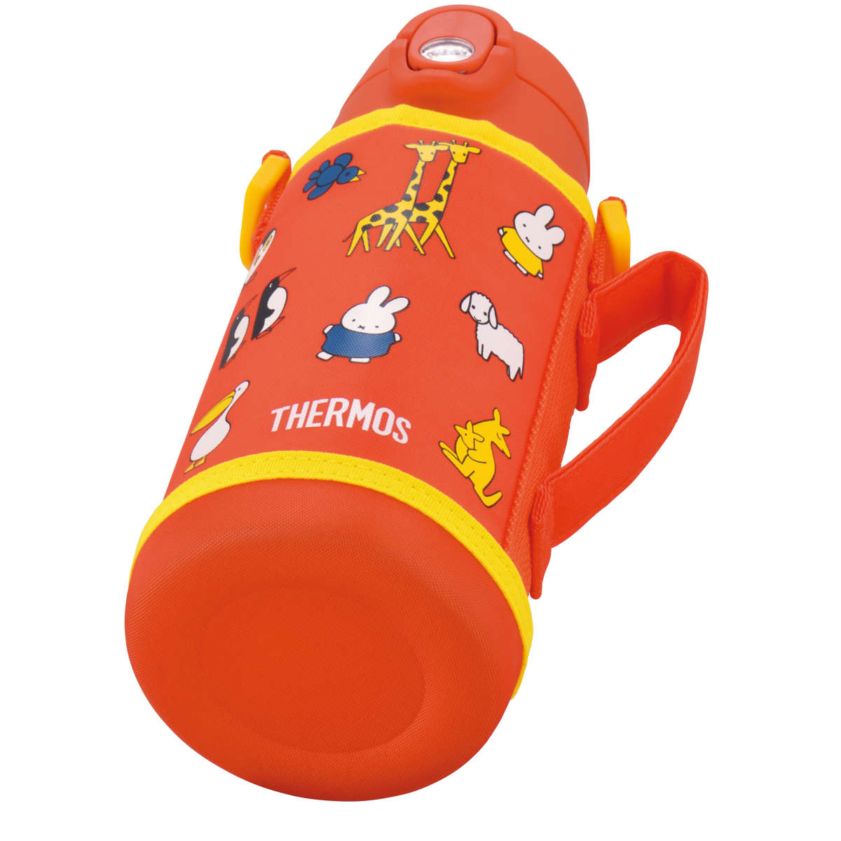 サーモス 水筒 600ml 2way ストロー コップ ミッフィー ステンレス FJO