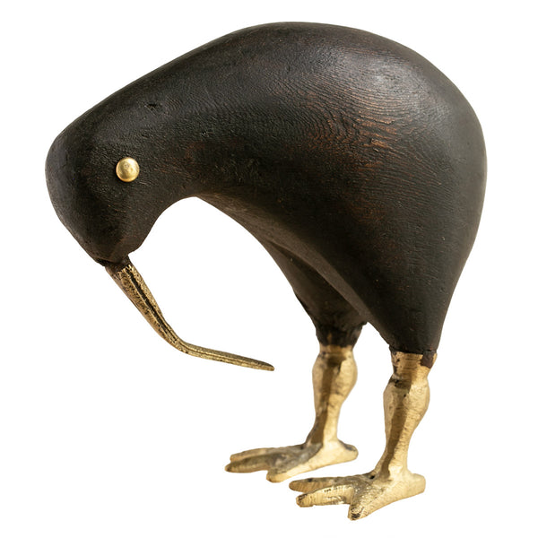 オブジェ キウイ Lサイズ マスコット 木製 -1