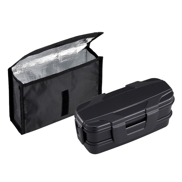 弁当箱 2段 950ml ロックフォー 保冷ケース付き 食洗機対応 レンジ対応 抗菌 -1