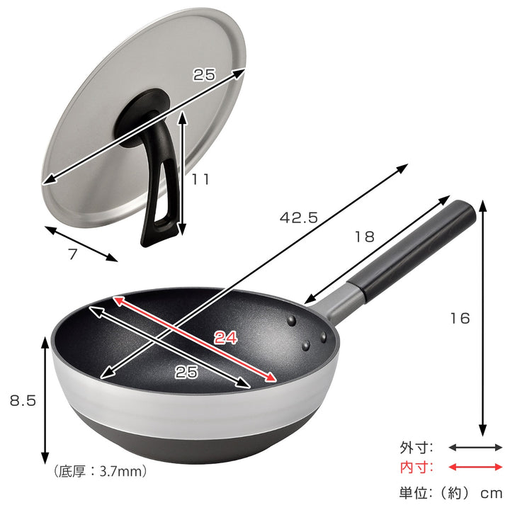 フライパン 24cm まるっとパン 日本製 -4