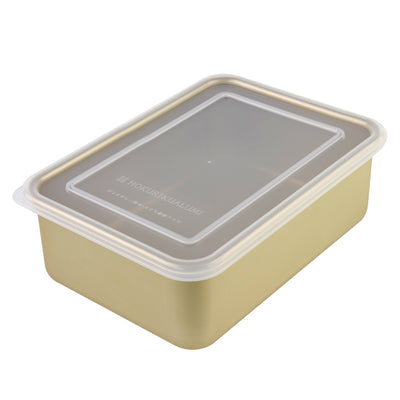 保存容器 1.8L 小伝具 硫酸アルマイト加工 アルミ角容器6号