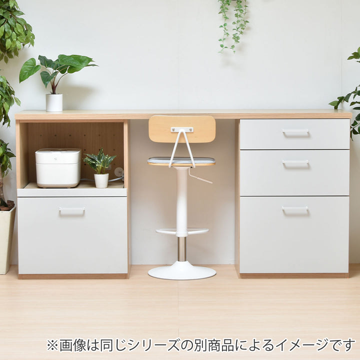 キッチン収納 ユニット家具 2列タイプ チェスト 幅180cm -10